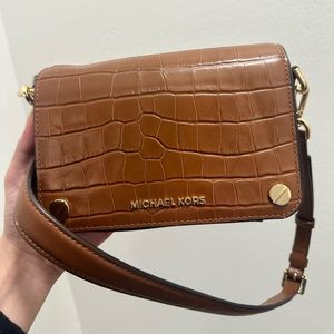 NEW Michael Kors Leather Faux Croc